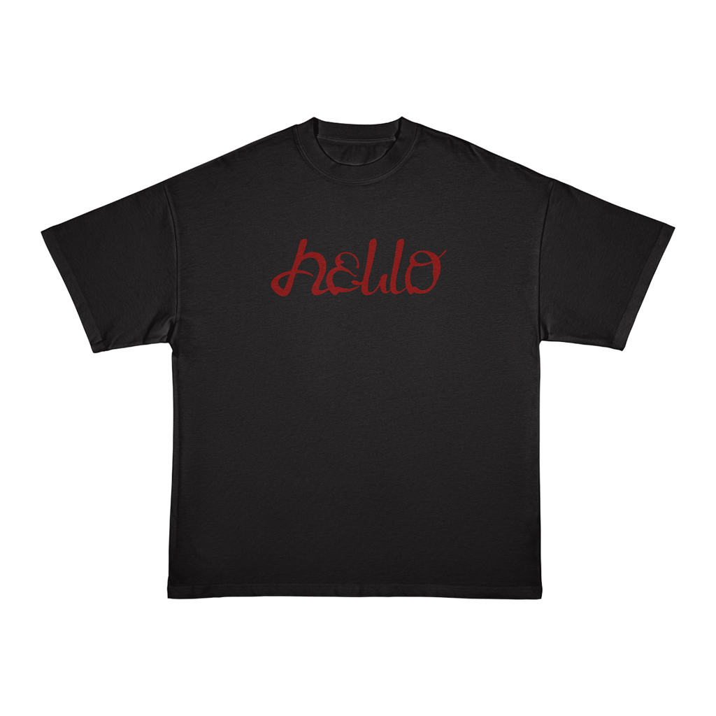 Hello Sawadika Black Tee