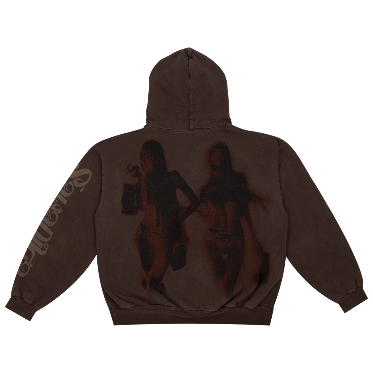 SAWADIKA BROWN PULLOVER HOODIE