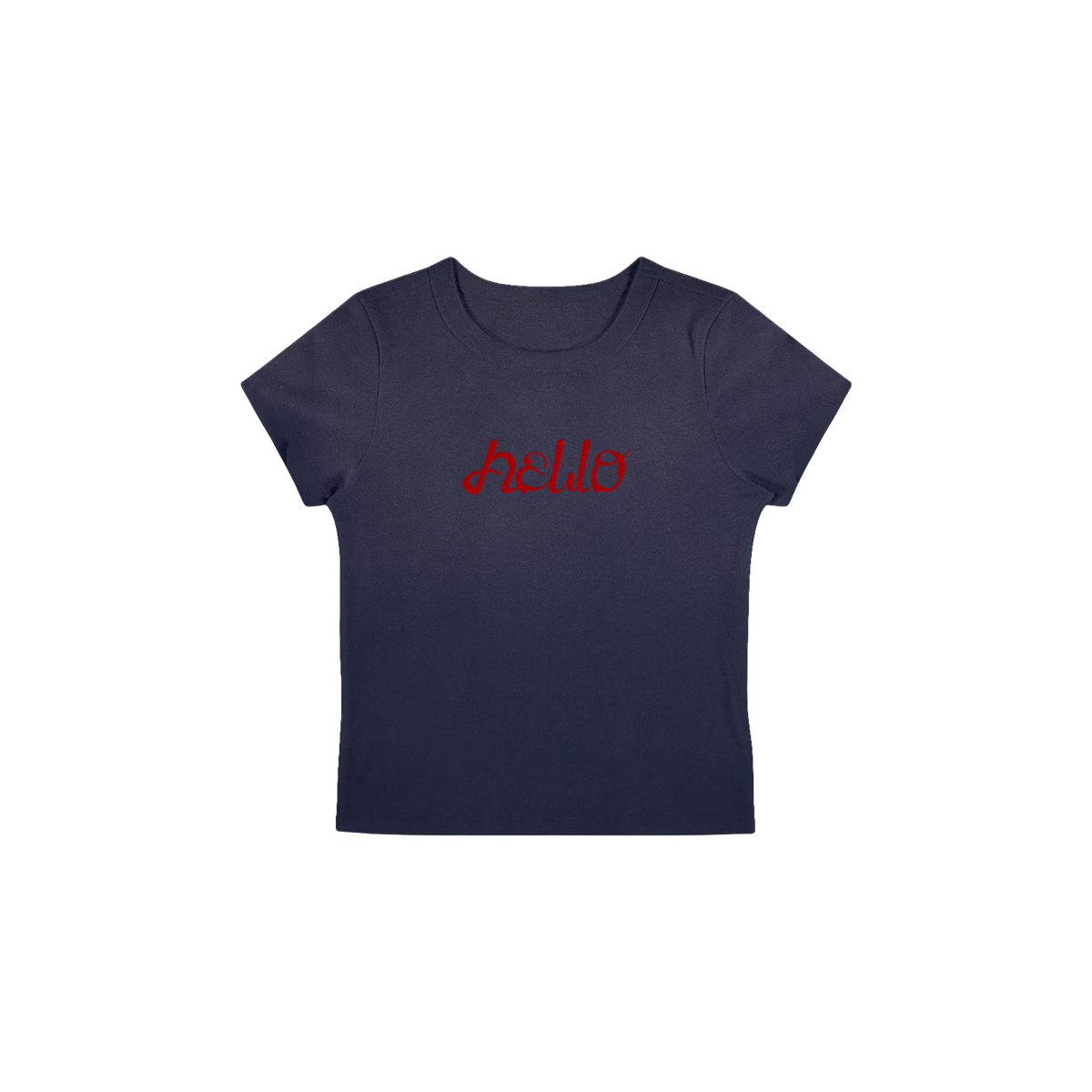 Hello Sawadika Indigo Baby Tee