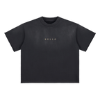 HELLO SAWADIKA SUN FADE BLACK TEE