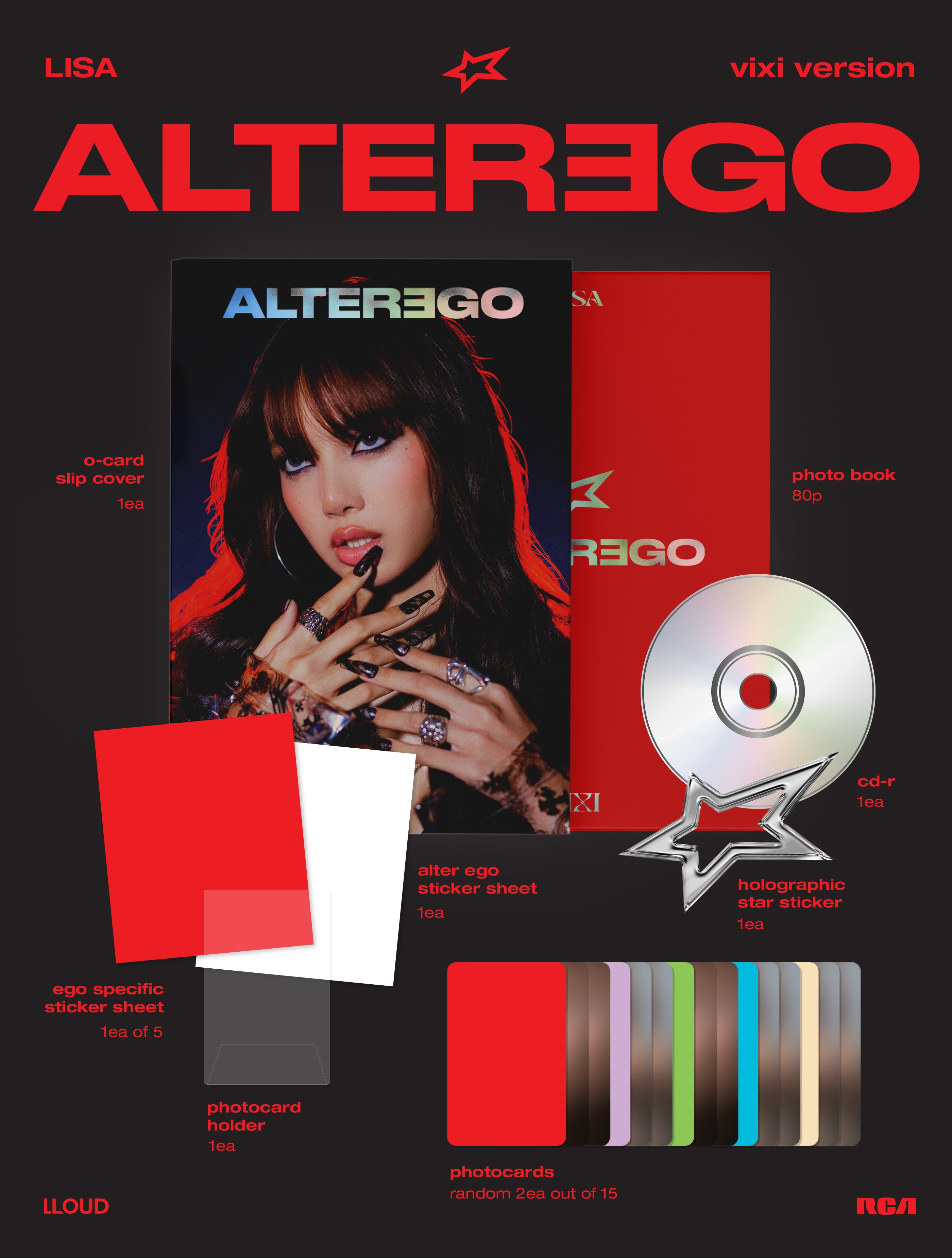 LISA Official - Alter Ego Photobook — Vixi Version – Lalisa